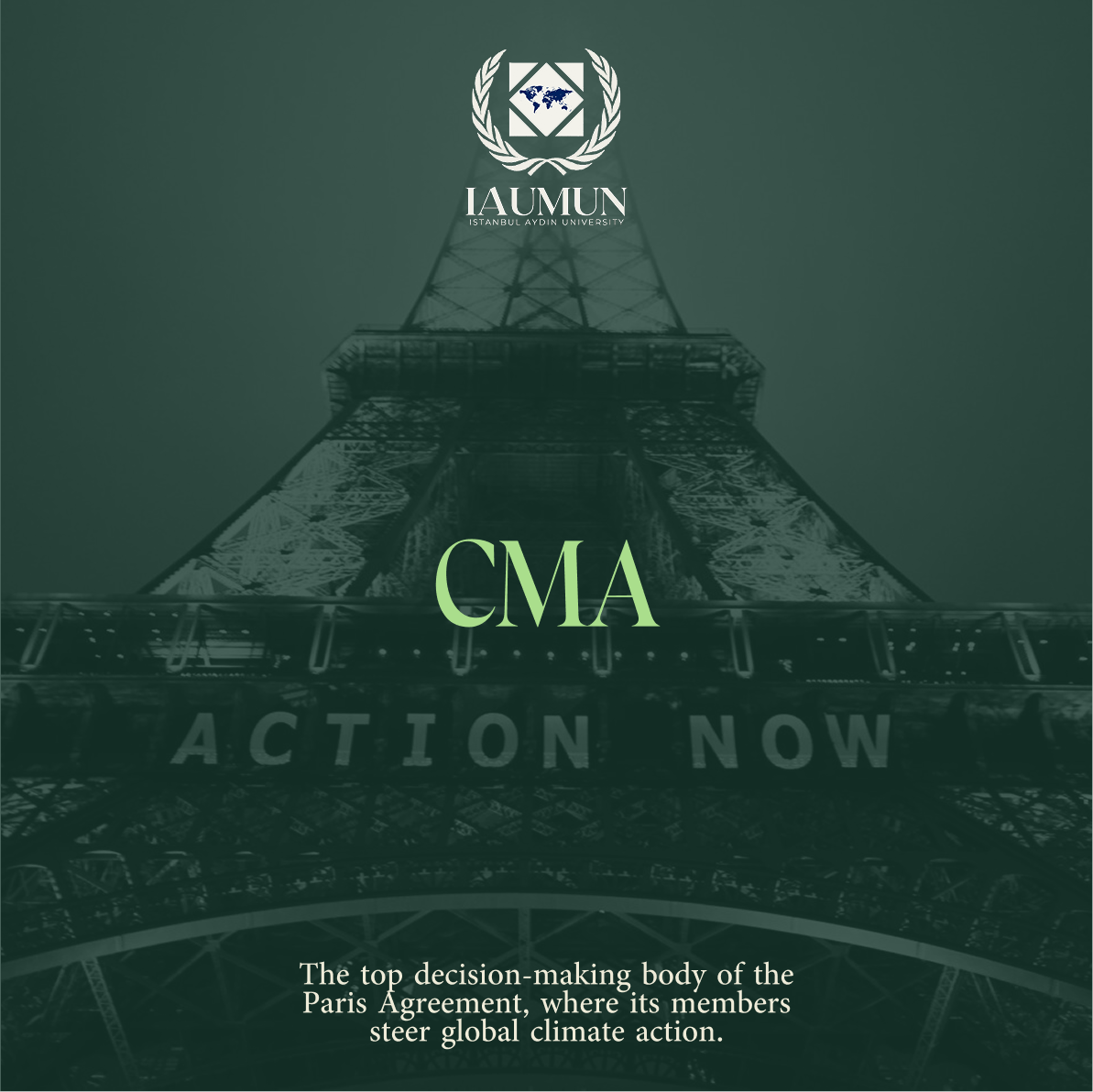 CMA committee card - Conference of the Parties to the Paris Agreement, IAUMUN